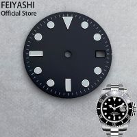 【YF】 watches accessory 28.5mm dial C3 Luminous Fit SKX007 For seiko nh35  nh36 movement Suitable 40MM Submariner series cases