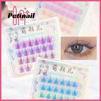 PETINAIL Phoenix ขนตาปลอมมีสีการต่อขนตาธรรมชาติขนตาปลอมแบบใช้ซ้ำได้ Wi ขนผู้หญิงหญิงสาวแบบทำมือ