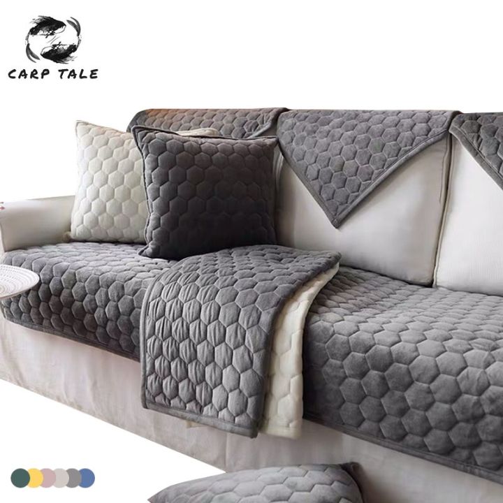 cloth-artist-สีทึบลื่นโซฟาปกข้นโซฟาตุ๊กตานุ่ม-cushionforroomdecor-slipcovers-ที่นอนครอบคลุม