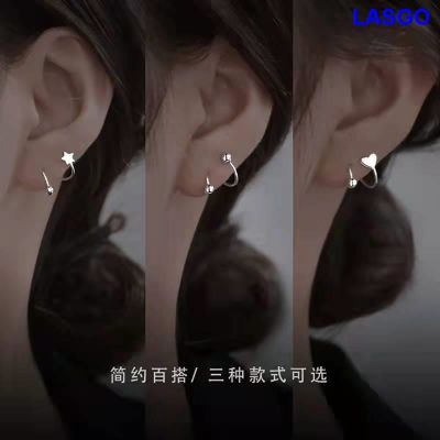 แบบเรียบง่ายแฟชั่นรุ่นใหม่2021ของผู้หญิงที่ต่างหูสปริงตุ้มหูขนาดเล็ก