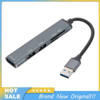 สายต่อขยายยูเอสบีฮับยูเอสบีแยกตัวแปลงแบบหลายพอร์ต1 USB 3.0 2.0 USB 2 USB พร้อมการ์ดรีดเดอร์ SD TF สำหรับโน็คบุคตั้งโต๊ะชิ้น