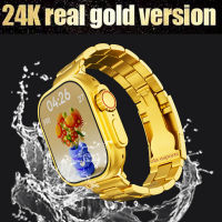 นาฬิกา8 Ultra Gold Smart Watch Ultra Series 8 NFC Bluetooth Call Men Smartwatch ผู้หญิง2023นาฬิกา Ultra Wireless Charge สำหรับ Apple