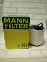 กรองอากาศ BMW Series 1  E81,  E87  ( 2004 - 2013 )  รุ่น  116i,  118i,  120i   Engine Air Filter  Mann  C 1361  /  C1361