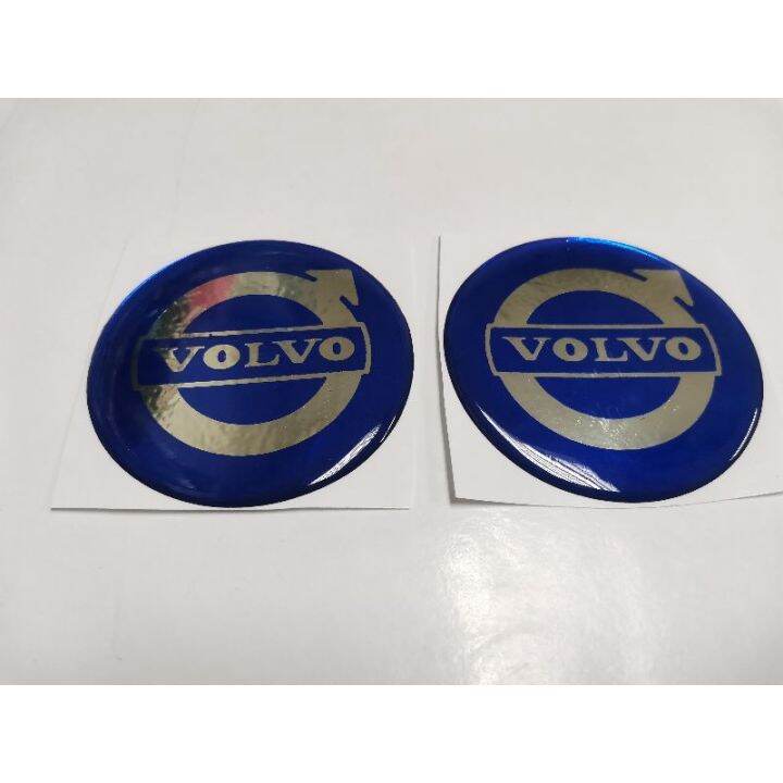 สติ๊กเกอร์-เทเรซิ่นนูนอย่างดี-logo-volvo-logo-sticker-แต่งรถ-ติดรถ-โลโก้-วอลโว่-ติดดุมล้อ-ดุมล้อ-กลม-ติดพวงมาลัย-สติกเกอร์-สติกเกอ