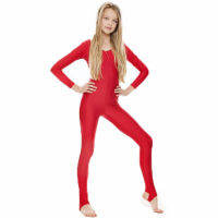 SPEERISE เด็กแขนยาวเต้นรำยิมนาสติก Unitard Catsuit โกลนไนล่อนเต้นรำสาวแสดงเวทีสวมใส่ Leotard