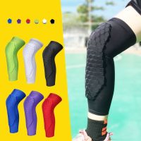 2Pcs Breathable Sports Football Basketball Knee Pads Honeycomb Brace Leg Sleeve Calf Compression Support Protection