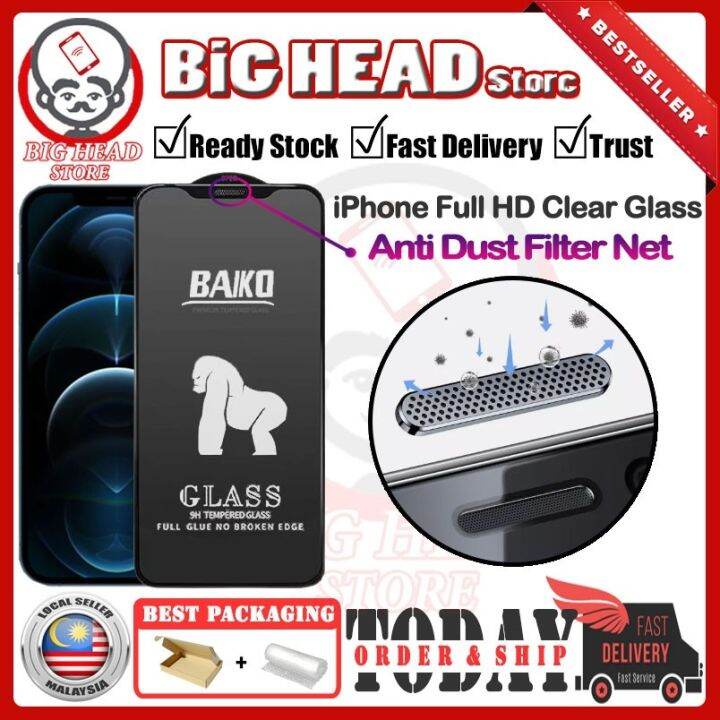 Cover IPhone 14 Trasparente Vetro Temperato Gorilla Per IPhone (dalla X Al 16) - 2 Pezzi, Antigraffio, Anti Impronte, Trasparente Vetro Temperato Per Tutti Gli Iphone