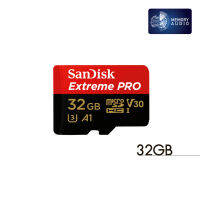 SanDisk Extreme Pro MicroSD 32GB ความเร็ว อ่าน 100MB/S เขียน 90MB/S (SDSQXCG_032G_GN6MA)