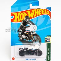 No. 153 BMW R NINET RACER White Mattel Hot Wheels Alloy Small Sports Car