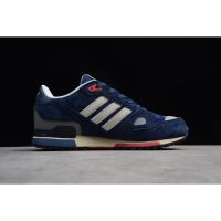 Ready Stock Adidaa ZX 750สีกรมท่าน้ำเงินขาว36-45