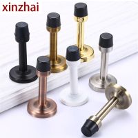 Stainless Steel Door Top Punch-free Door Stoper Rubber Anti-collision Door Touch Solid Door Pop Door Hardware Locks