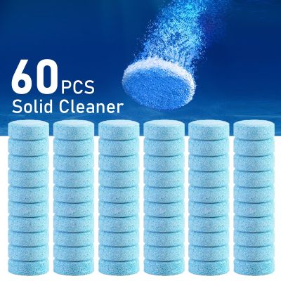 【CW】 40/60Pcs Cleaner Car Windscreen Effervescent Tablets Glass Toilet Cleaning Accessories