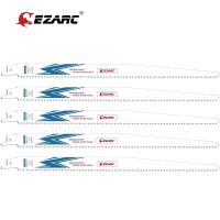 (Allen Materials)  EZARC 5ชิ้นลูกสูบใบเลื่อย Bi โลหะโคบอลต์ดาบใบเลื่อยสำหรับไม้รื้อถอน6TPI 150/225/300มิลลิเมตร R622DH R922DH R1222DH