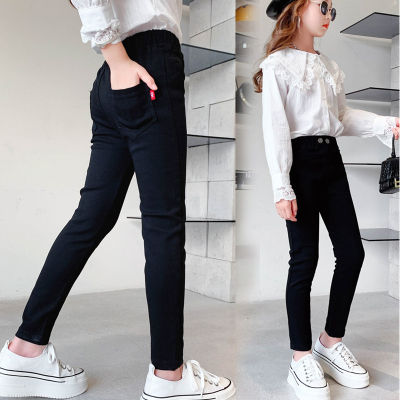 [Taobao]กางเกงมายากลกางเกงยีนส์ขาเดฟ  กางเกงสีดำ
