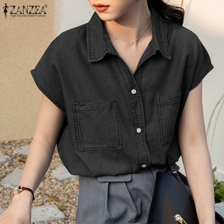 สินค้ามาใหม่-จัดส่งฟรี-fancystyle-zanzea-สไตล์เกาหลีของผู้หญิงแฟชั่นเสื้อเชิ้ตผ้าเดนิมวันหยุดหลวมเปิดลง-ปกเสื้อ-10