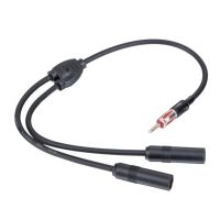 【cw】 Car Antenna Cable Aluminum Plug In 1 2 Radio Extension Meet Connectivity ！