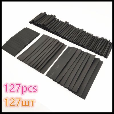 127pcs 2:1 Heat Shrink Sleeving Tube Insulated Assortment Kit Electrical Connection Wire Wrap Cable Waterproof Drop Shipping Cable Management