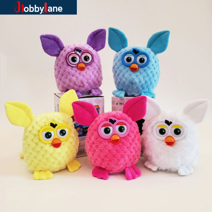 hobbylane-15ซม-furby-ของเล่นตุ๊กตาเอลฟ์สมาร์ทสัตว์เลี้ยงอิเล็กทรอนิกส์นกฮูกของเล่นโต้ตอบของขวัญคริสต์มาส