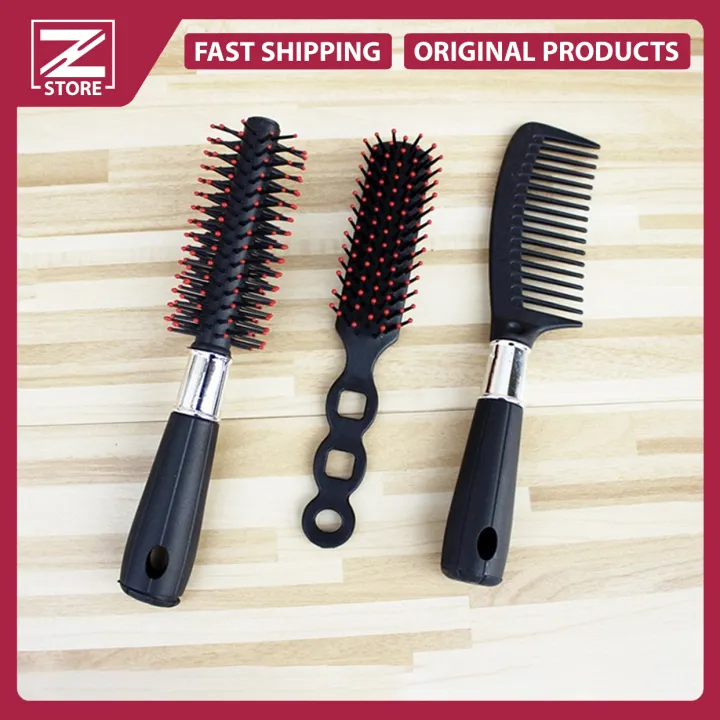 Hair Comb 3pcs Quick Drying Comb Dry Hair Brushes Anti-static Hair Combs  Sets Barber Hair