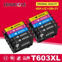 Hinicole Replacement For EPSON 603XL 603 T603XL E-603XL T603 XL Ink Cartridges For Epson Expression Home XP-4100 XP-3100 XP-2100 Ink Cartridges