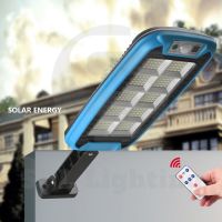 SPL Lighting ไฟถนนรีโมทคอนโทรล แบตเตอรี่ 6000 mAh (3โหมด 200W) Solar lights ไฟสปอตไลท์ กันน้ำ ไฟ Solar Cell ใช้พลังงานแสงอาทิตย์ โซลาเซลล์ Outdoor Waterproof Remote Control Light