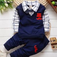 New Spring Autumn Boys Clothing Sets Kids Sports Suit Children Tracksuit Boys T-shirt Pant Baby Cartoon Casual Clothes