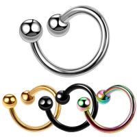 1PC Titanium Ear Piercing Twist Spiral Tragus Helix Cartilage Stud Earrings Piercing Nose Lip Navel Eyebrow Piercing Jewelry 16G Electrical Connectors