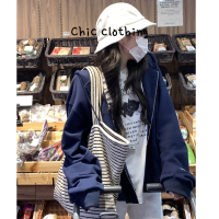 Chic Clothing  เสื้อฮู้ด เสื้อแขนยาวอบอุ่น หลวมและสบาย ๆ สไตล์ขี้เกียจย้อนยุคอเมริกัน 2023NEW WJK2390PID 37Z230915