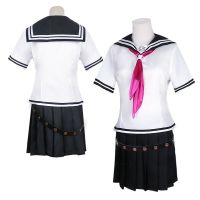 Anime Super Dangan Ronpa 2 Danganronpa Ibuki Mioda Cosplay Costume Dress Wig Women Girls Jk School Uniform Sailor Suit Skirt Set Halloween Costume