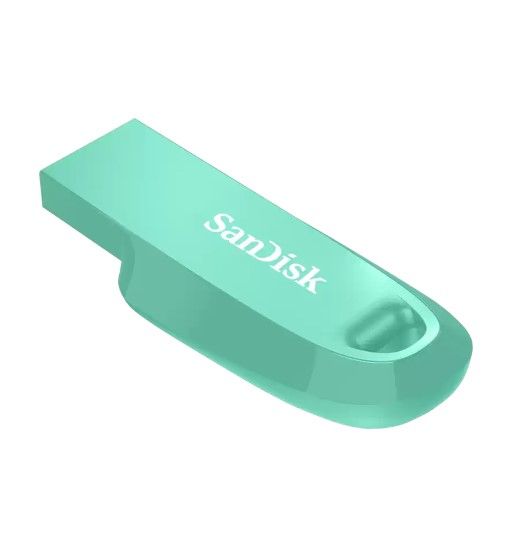 128-gb-flash-drive-แฟลชไดร์ฟ-sandisk-ultra-curve-3-2-flash-drive-green-sdcz550-128g-g46g