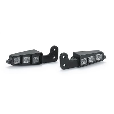 Front Bumper Lights Built-in Spotlight Lamp Bar for Traxxas TRX4 2021 Ford Bronco 1/10 RC Cawler Car Upgrades Parts