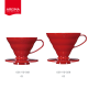 Hario ดริปเปอร์ พลาสติก สีแดง Hario V60 Coffee Dripper (PP) (VD-01R/036) (VD-02R/039)