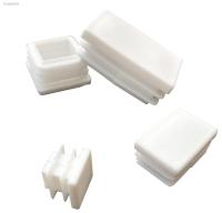 ﹊◐☈ White Square/Rectangle Plastic Blanking End Cap Inner Plug 10x20mm-200x200mm Protection Gasket Dust Seal For Pipe Bolt Furniture