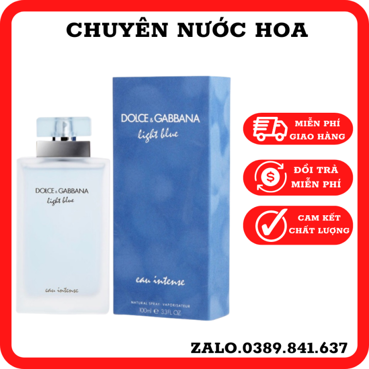 Nước Hoa Nữ Dolce & Gabbana Light Blue Eau Intense 100ml 