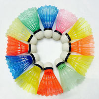 12pcslot Outdoor Sports Badminton Accessories Colorful Badminton Shuttlecocks Goose Feather Shuttlecock Badminton Balls