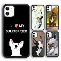 【 AN boutique 】  MaiYaCa Bullterrier Bull Terrier สุนัขลูกสุนัขเคสโทรศัพท์สำหรับ iPhone 5 SE 2020 6 7 8 Plus X XR XS 11 12 13 Pro Max Shell