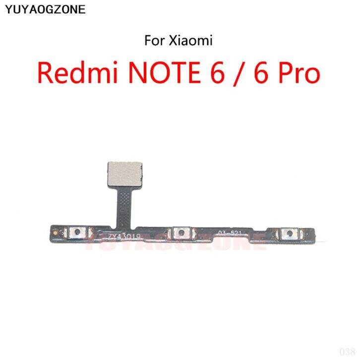 10-ชิ้น-ล็อตสําหรับ-xiaomi-redmi-note-6-pro-สวิตช์ปุ่มเปิด-ปิดระดับเสียงปุ่มเปิด-ปิดสายดิ้น