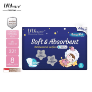 Uusare young girl series 32cm - 8 PCs antibacterial sanitary napkins name