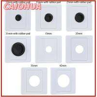 CAIOHUA 1Pcs อุปกรณ์ไฟฟ้า 86 ประเภท มีรูเต้าเสียบ ที่เก็บสายไฟ Wall Blank Panel สายเคเบิล แผงเคเบิ้ลซ็อกเก็ต ฝาครอบตกแต่ง