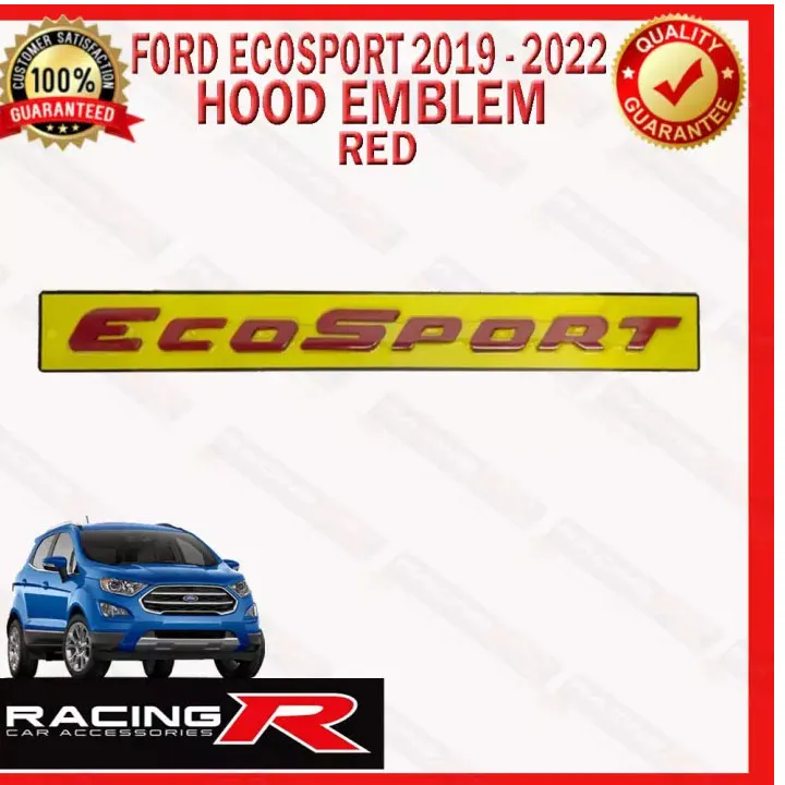 Ford Ecosport 2014 to 2022 Hood Emblem ( red ) ( Car Accessories ) 2015