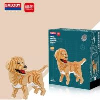 ชุดตัวต่อ BALODY 18243 จำนวน  824 pcs Nano Building Block  สุนัขพันธุ์โกลเด้น ลายน่ารัก น่าเก็บสะสม