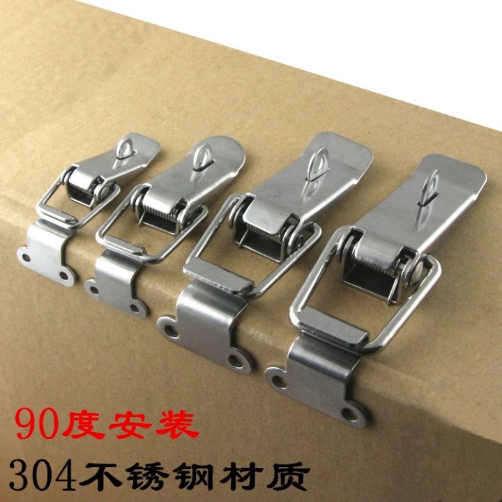 304-stainless-steel-buckle-padlock-lock-hardware-box-buckle-tower-buckle-spring-duckbill-box-industrial-luggage-buckle