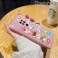 เคส Chenyyka สำหรับ Huawei Mate 20 Pro Mate เคส20X การ์ตูนทอยสตอรี่วู้ดดี้ไลท์ปีซิลิโคนนิ่มกันกระแทกแฟชั่นเคสโทรศัพท์ป้องกันเลนส์กล้องคลุมทั้งหมดหรูหรา