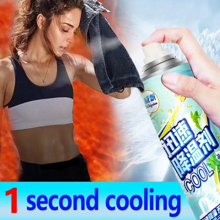 🥶1 second cooling 🥶 Clothes cool spray Dry ice cooling spray Rapid