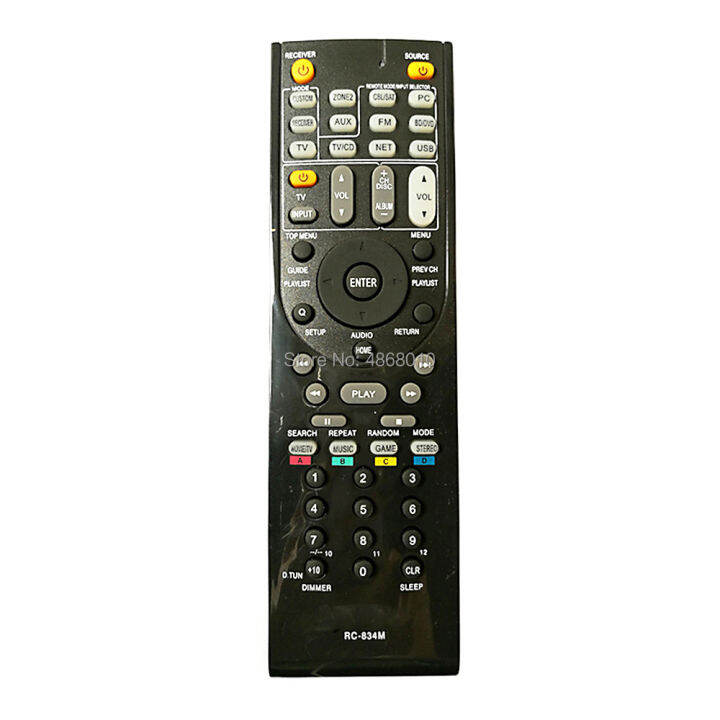 Universal Replecement Controle Remoto RC834M For ONKYO HTR593 RC745M