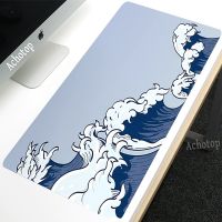 Ready Stock2023 New Art Mousepad Large Great Wave Mouse Pad Speed Keyboard Mat Gamer Custom Deskmat XXL Game Mouse Mats Gaming Table Carpet