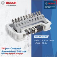 PROMOTION Bosch 11+1 Screwdriver Bit Set ชุดไขควง 2607017335 ชุดดอกไขควง เครื่องมือช่าง 12 ชิ้น ดอกไขควง สุดคุ้ม ไขควง ไขควง ไฟฟ้า ไขควง วัด ไฟ ไขควง ตอก