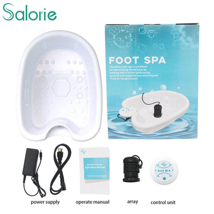 Salorie Foot spa Foot bath detoxification hydrogen element with basin