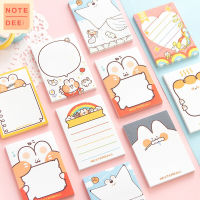 พร้อมส่งในไทย ? Milt Cat ? กระดาษโน๊ตกาว สไตล์เกาหลี น่ารัก กระดาษโน๊ต มีกาว Sticky Note