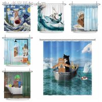 【CW】™ﺴ  Shower Curtain With Dog 180x180cm Personality